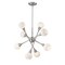 Z-Lite Tian 8 Light Pendant, Brushed Nickel & Matte Opal 616-8C-BN-LED - alternate 1